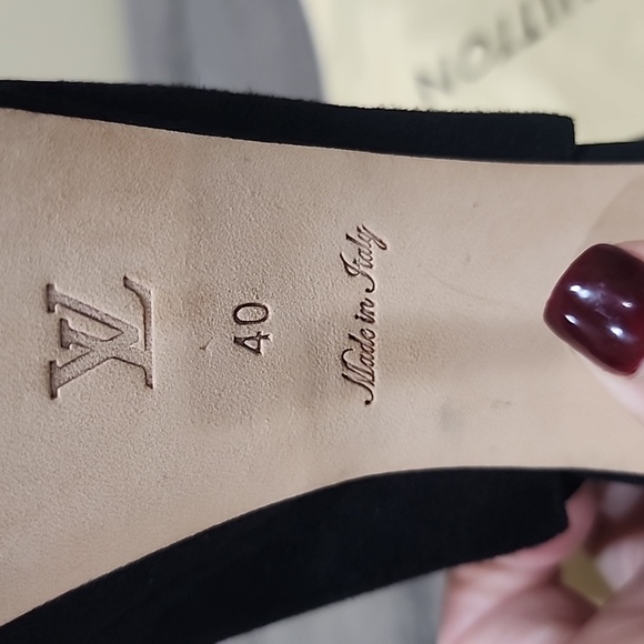 LOUIS VUITTON SUEDE 40 - Picture 8 of 9